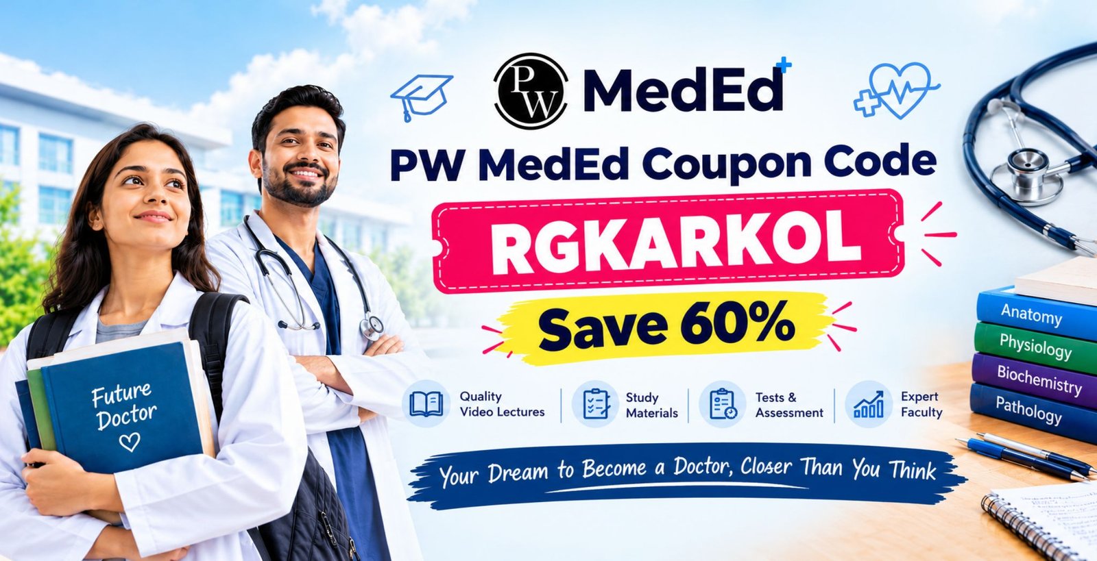 PW MedEd Coupon Code RGKARKOL – Save 60%